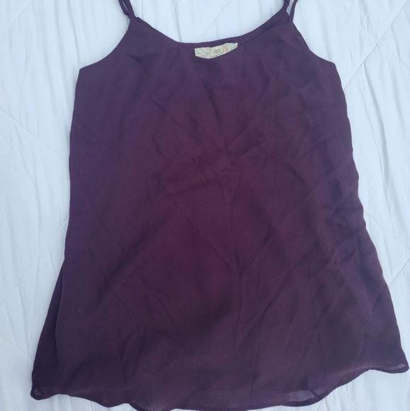 Pink Republic spiced plume size xs sheer cami with an underlayer - Picture 1 of 7